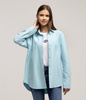 Koszula damska oversize LINA OXFORD MILKY BLUE
