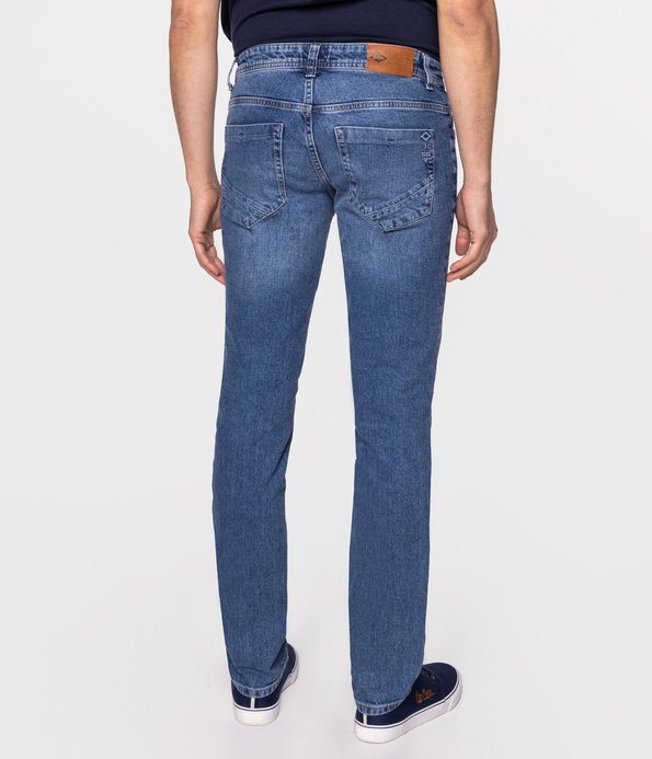 Jeansy męskie slim LC7110 0650 BRUSHED USED