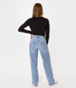 Jeansy damskie baggy POLLY 0170 LIGHT BRUSHED USED