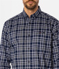 Koszula męska comfort w kratę NEW TENBY 16KZ NAVY