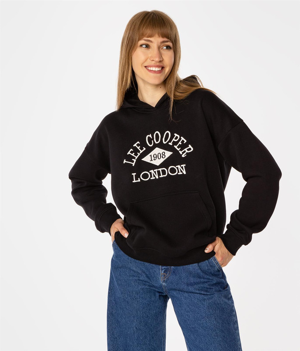 Bluza unisex z kapturem LOGO 2975 CAVIAR