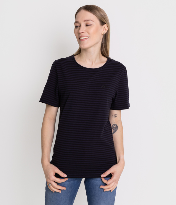 T-shirt w poziome paski SIA 9505 BLACK STRIPES