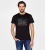 T-shirt z nadrukiem LCO7 2411 BLACK