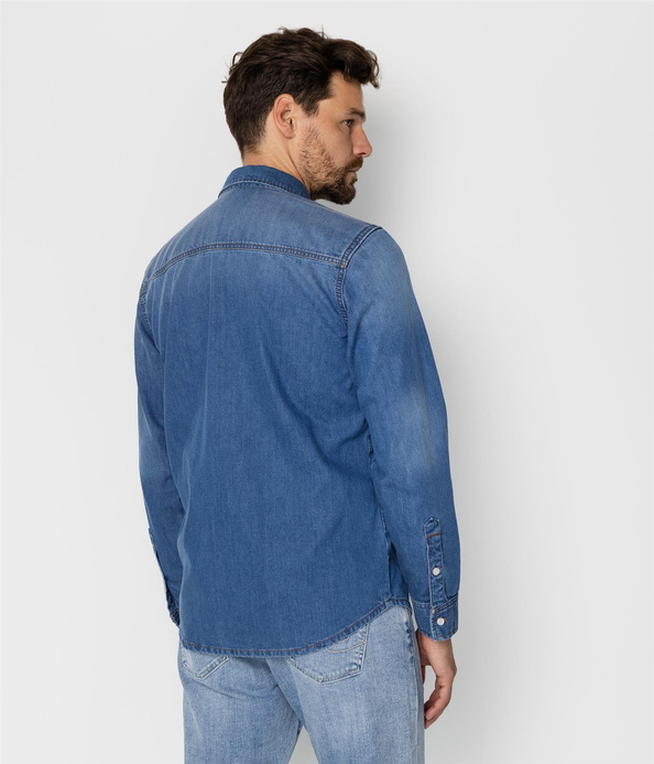 Jeansowa koszula męska JAY 2479 BRUSHED USED