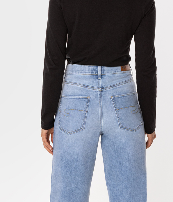 Jeansy damskie baggy POLLY 0170 LIGHT BRUSHED USED