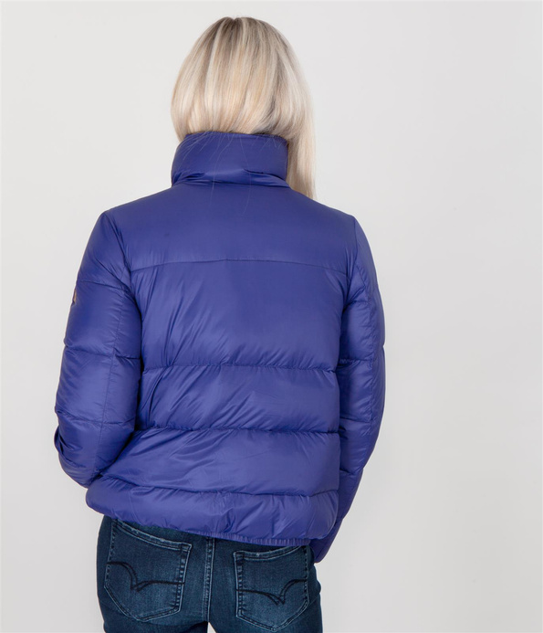 Puchowa kurtka z wysoką stójką GIA 1920 BLUE
