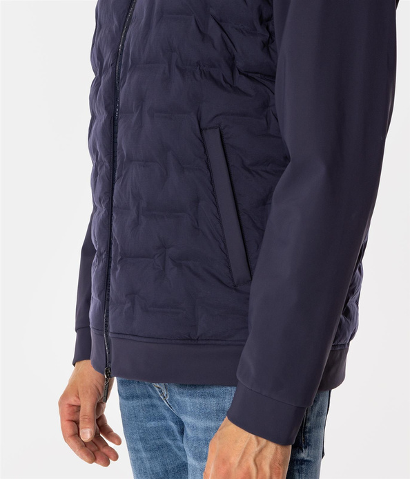 Pikowana kurtka przejściowa NIKO 2424 NAVY