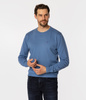 Sweter męski z bawełny organicznej ANDY ORGANIC CORONET BLUE