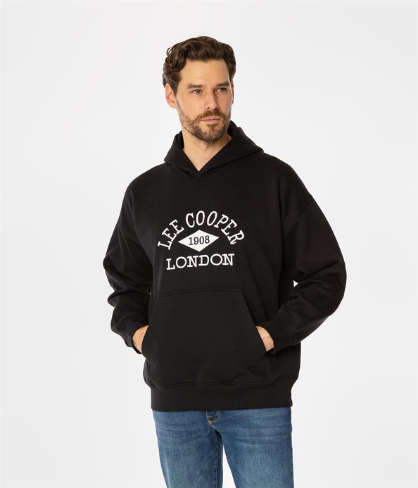 Bluza unisex z kapturem LOGO 2975 CAVIAR