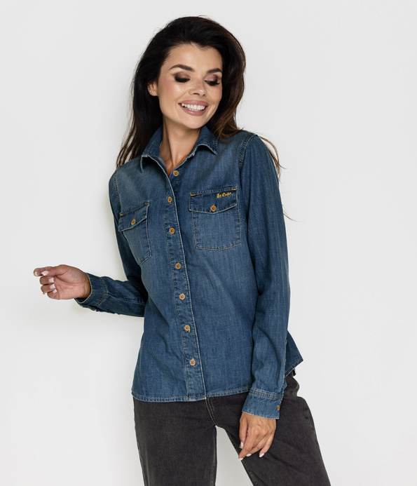 Jeansowa koszula damska JANET 2499 DARK USED