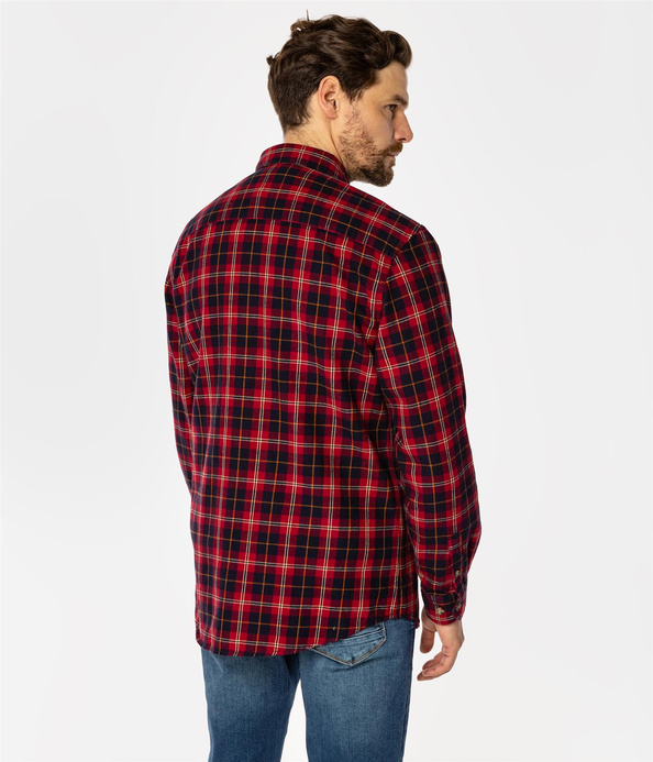 Koszula regular w kratę WESLEY 9333 RED