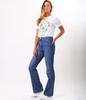 Jeansy damskie bootcut MERY 0664 STONE USED