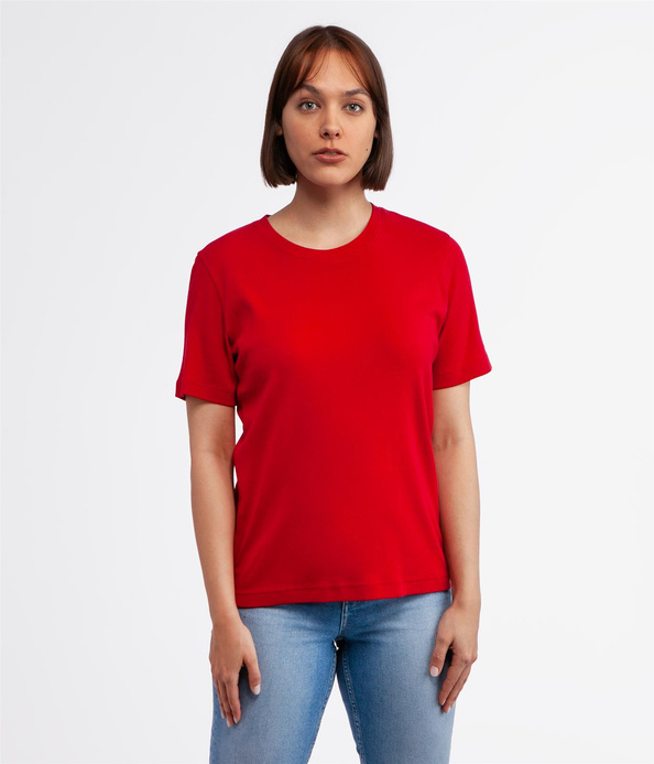 T-shirt z bawełną organiczną OLENA 4048 RED