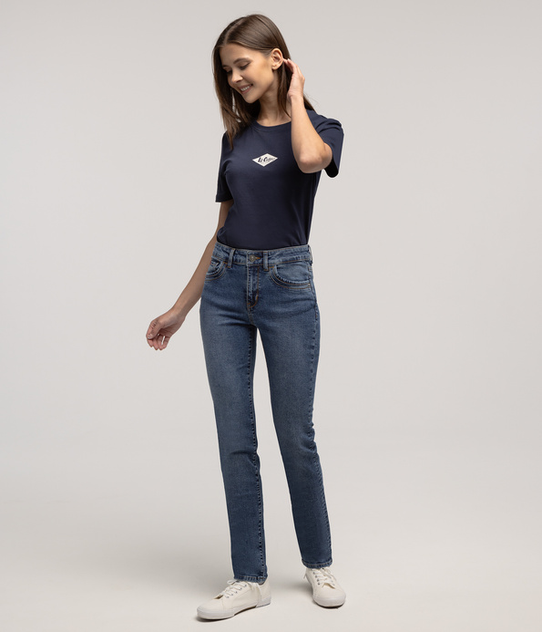 Jeansy damskie slim LC135 2418 STONE USED