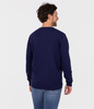 Sweter męski z bawełny organicznej ADAM ORGANIC MEDIEVAL BLUE