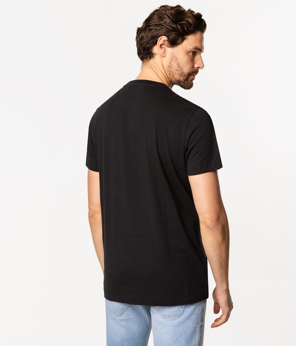 T-shirt męski SIMPLE 1180 BLACK