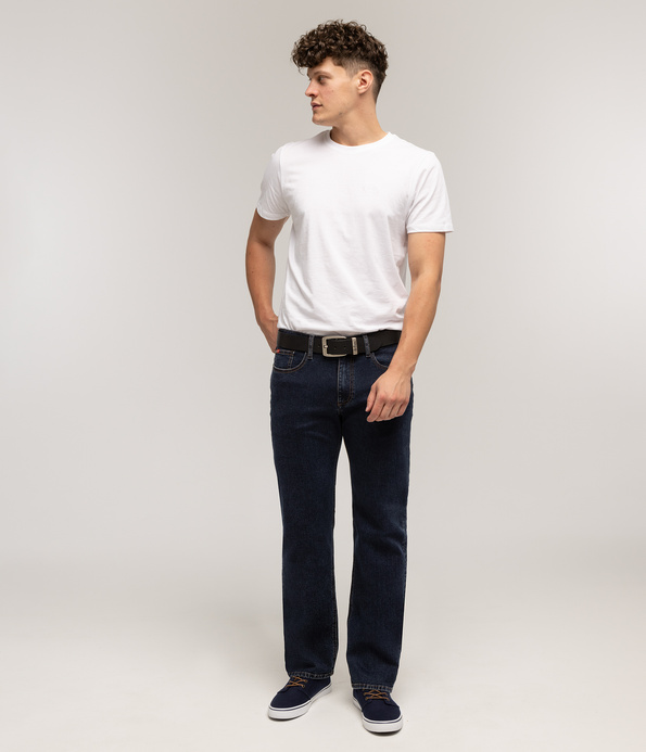 Jeansy męskie straight HARRY 0650 DARK USED