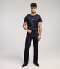 Spodnie męskie chino straight LUKAS 2025 NAVY