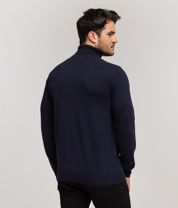 Golf bawełniany SAM COTTON NAVY