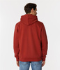 Bluza męska z kapturem i napisami ARIUS 4323 RED OCHRE
