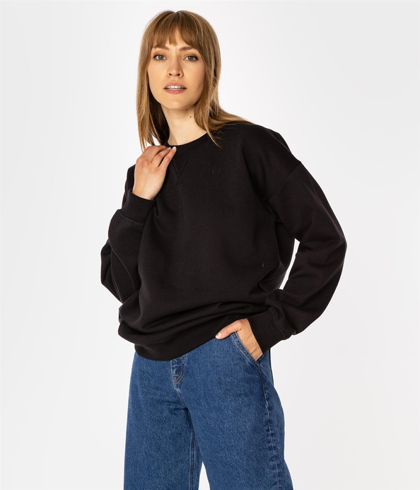 Bluza damska oversize SANTI 4585 BLACK