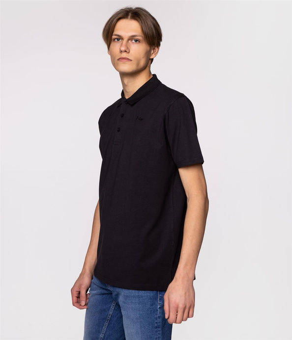 Koszula polo męska regular ALAN 7124 BLACK