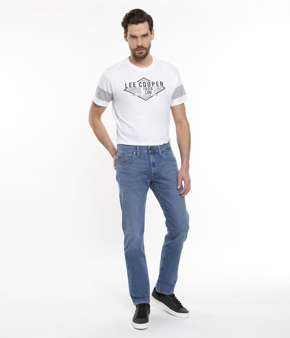 Jeansy męskie straight HARRY 2017 LIGHT BRUSED USED