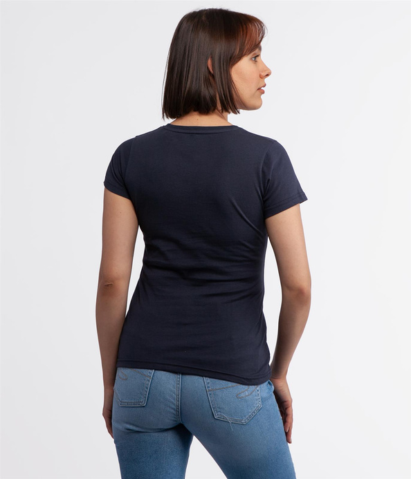 T-shirt z logo LOGAN3 3020 NAVY