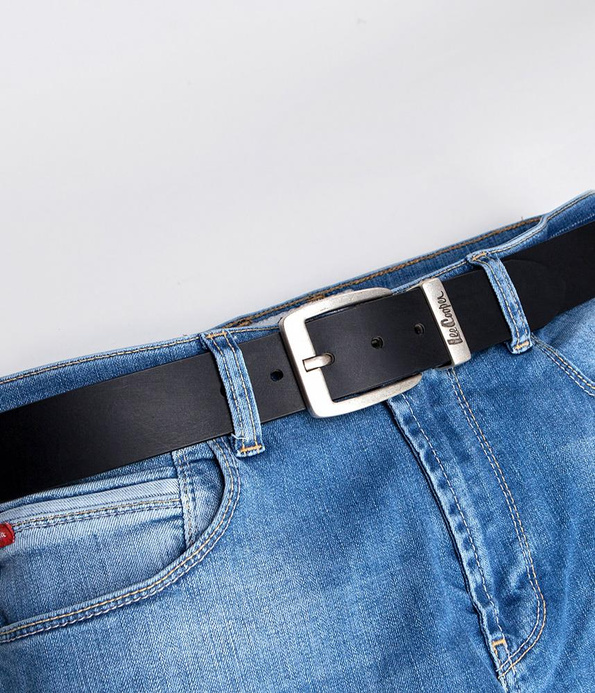 Skórzany pasek LCJ001 BLACK