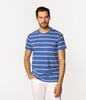 T-shirt męski w paski STRIPES1 4180 BLUE YONDER