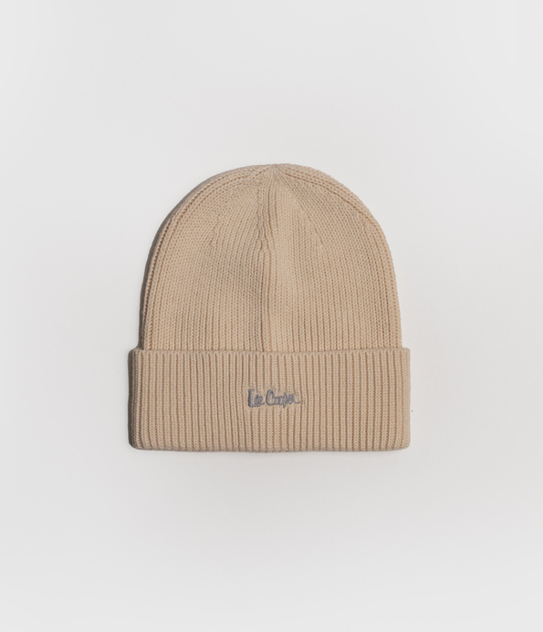 Komplet z kaszmirem czapka zimowa damska i szalik 9011 BEIGE