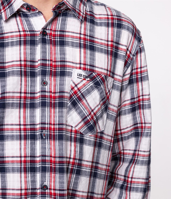 Koszula w kratkę SCOTT 5704 WHITE