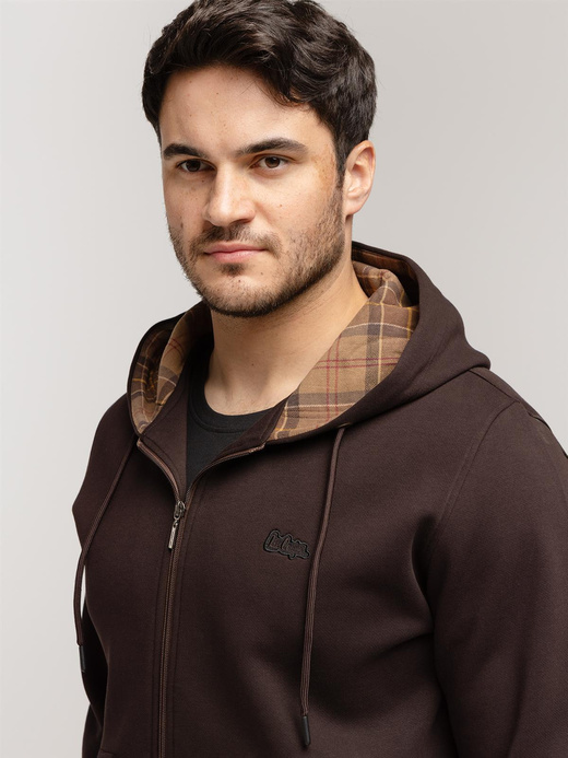 Bluza rozpinana z kapturem ALBANO 3010 CHOCOLATE TORTE