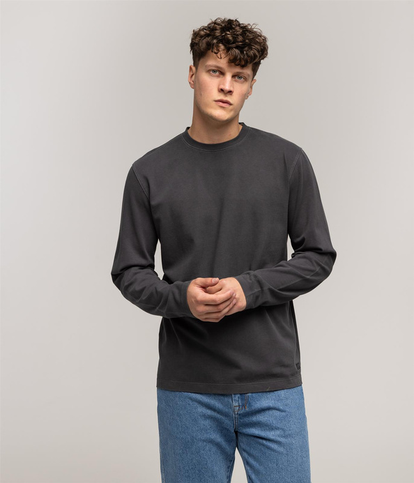 T-shirt z długim rękawem MARIUS 2400 BLACK