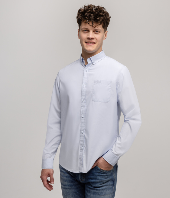 Koszula męska regular LARS 1000 LIGHT BLUE