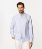 Bawełniana koszula męska regular z długim rękawem LARS OXFORD BLUE