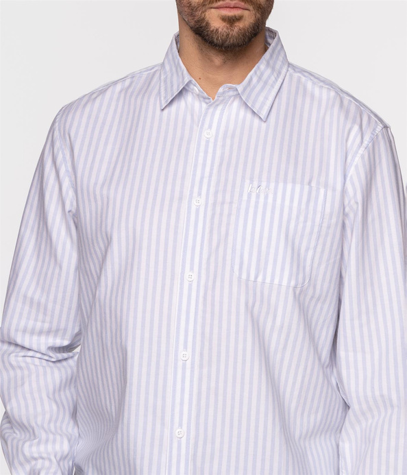 Koszula regular w paski ROGER 8790 LIGHT BLUE