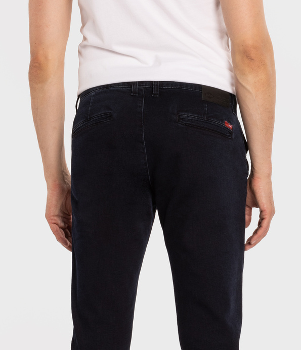 Jeansy męskie slim GENOVA 1327 BLUE BLACK