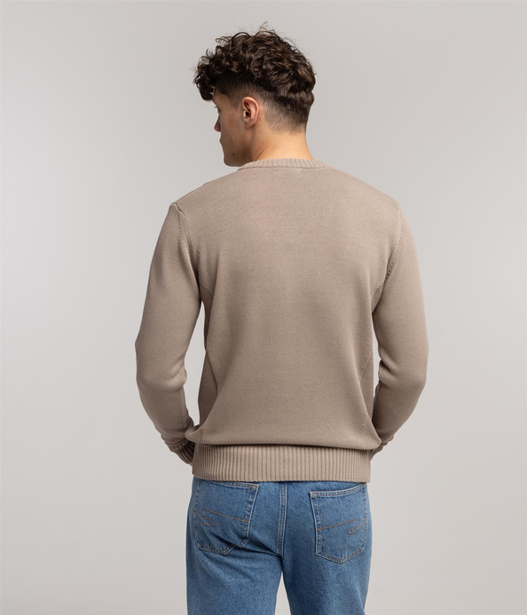 Sweter z bawełny organicznej BILL ORGANIC FUNGI