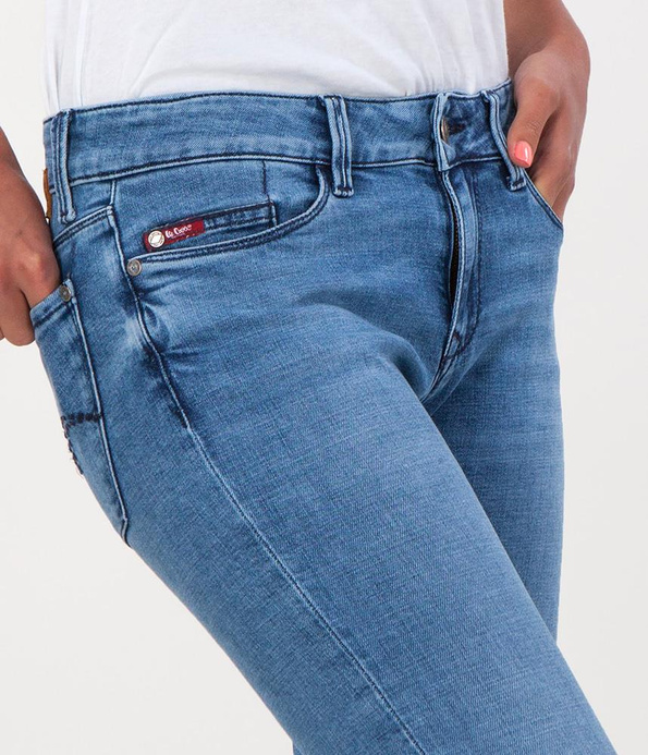 Jeansy damskie Skinny PEARL 1811 LIGHT BRUSHED USED