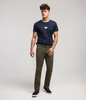 Spodnie męskie chino straight LUKAS 2025 KHAKI