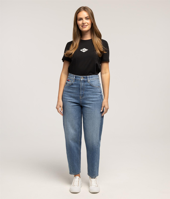 Jeansy damskie barrel CABRA 3122 LIGHT WASH