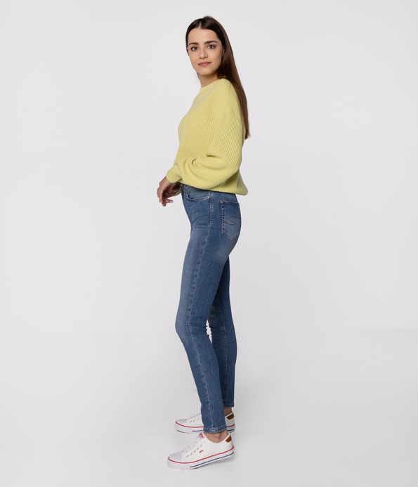 Jeansy damskie skinny DAILY 3159 MID USED