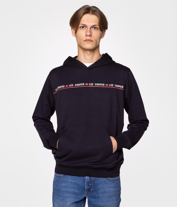 Ciemnogranatowa bluza męska z kapturem ERIC 4261 NAVY