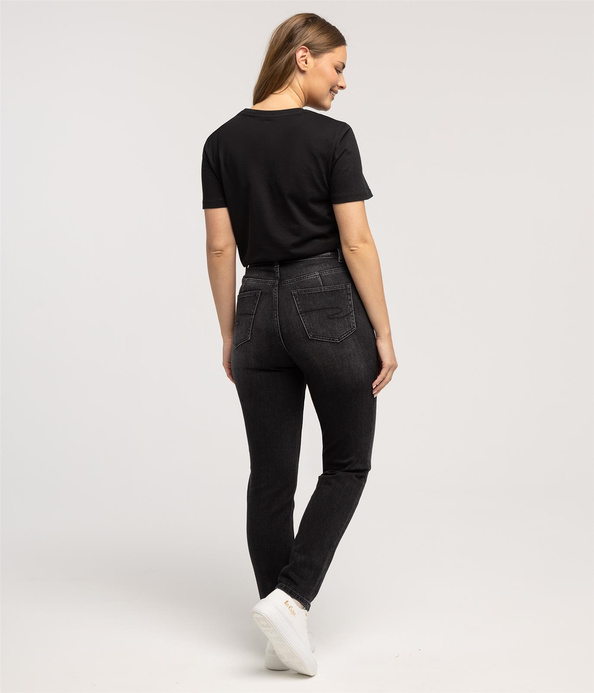 Jeansy damskie mom jeans MATEA 3237 BLACK USED