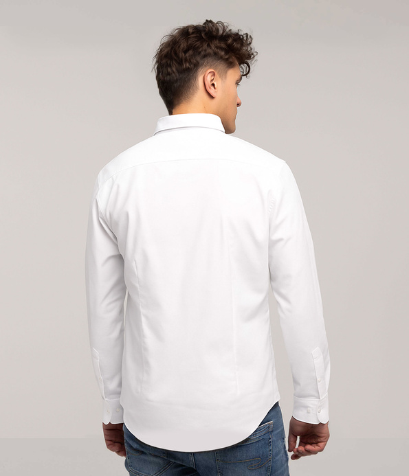 Koszula męska slim LIAM 1000 WHITE