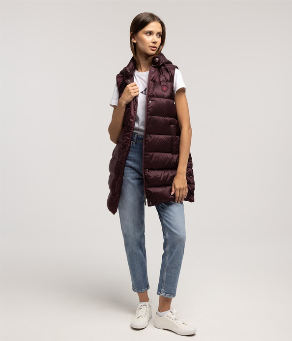 Puchowa kamizelka LARITA 8020 WINE