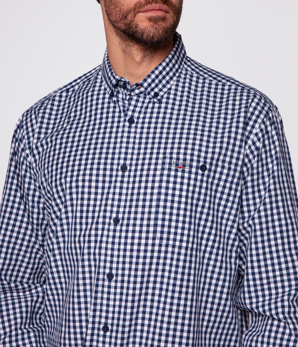 Koszula męska comfort NEW TENBY KL23 NAVY