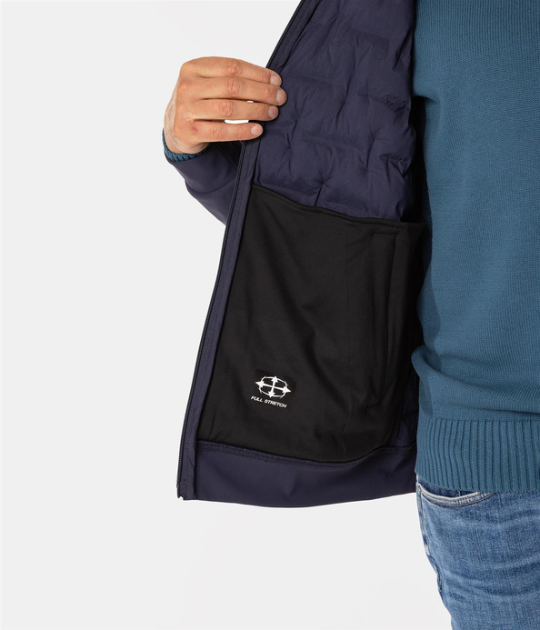 Pikowana kurtka przejściowa NIKO 2424 NAVY