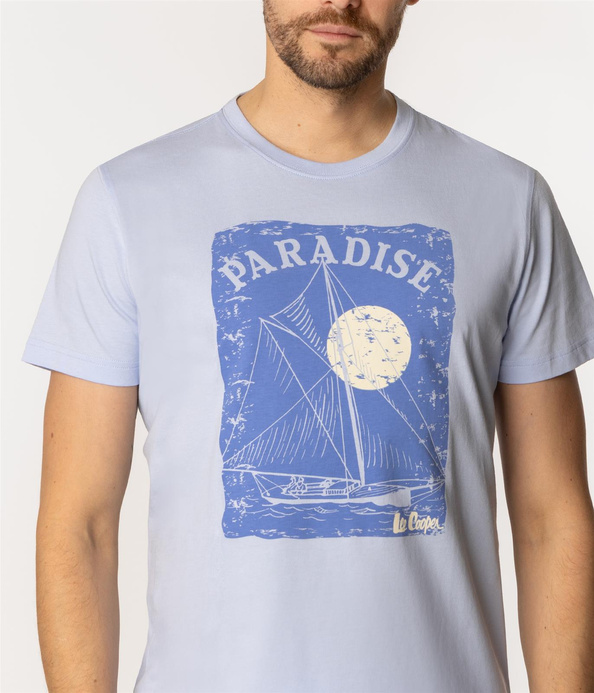 T-shirt męski z nadrukiem PARADISE 1160 WINDSURFER